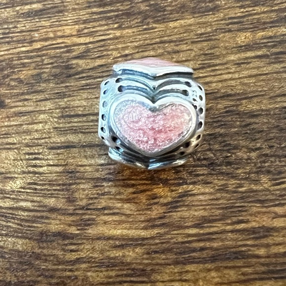Pandora Jewelry - Pandora Bracelet Charm - Pink Enamel Heart